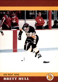 1990-91 Minnesota-Duluth Bulldogs (NCAA) Brett Hull Collection #7 Brett Hull Front
