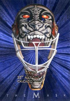 2001-02 Be a Player Between the Pipes - The Mask  23rd Chicago National 2002 #21 Mike Dunham Front