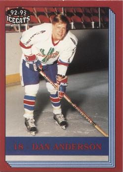 1992-93 Arizona Icecats (ACHA) #NNO Dan Anderson Front