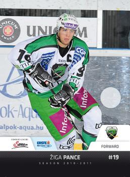2010-11 Erste Bank Eishockey Liga #89 Ziga Pance Front
