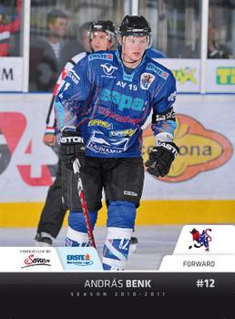 2010-11 Erste Bank Eishockey Liga #127 Andras Benk Front
