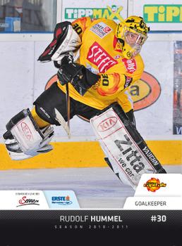 2010-11 Erste Bank Eishockey Liga #162 Rudolf Hummel Front