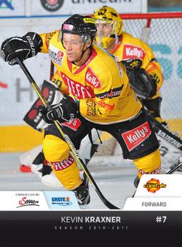 2010-11 Erste Bank Eishockey Liga #165 Kevin Kraxner Front