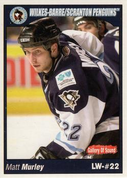 2004-05 Choice Wilkes-Barre/Scranton Penguins (AHL) #19 Matt Murley Front