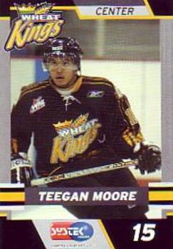 2004-05 Systek Brandon Wheat Kings (WHL) #NNO Teegan Moore Front