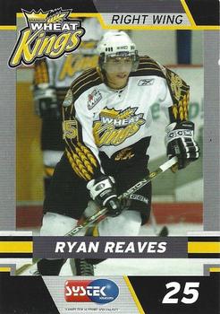2004-05 Systek Brandon Wheat Kings (WHL) #NNO Ryan Reaves Front