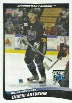2004-05 Choice Springfield Falcons (AHL) #11 Evgeny Artyukhin Front