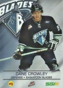 2004-05 Saskatoon Blades (WHL) #NNO Dane Crowley Front