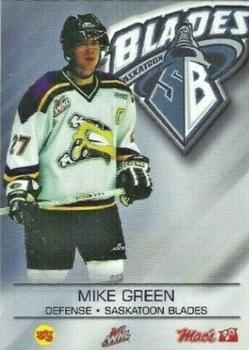 2004-05 Saskatoon Blades (WHL) #NNO Mike Green Front
