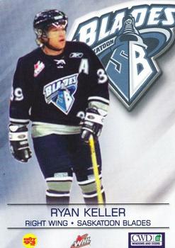 2004-05 Saskatoon Blades (WHL) #NNO Ryan Keller Front