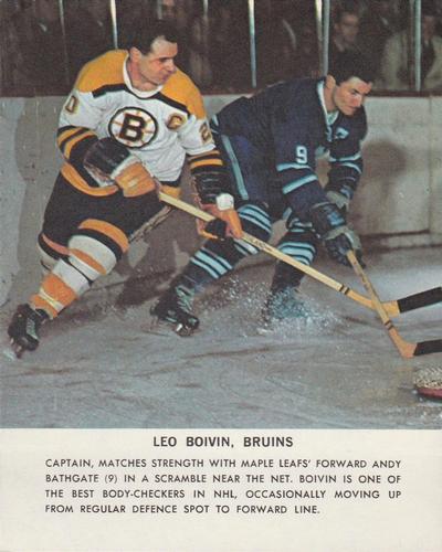1964-65 Toronto Star Photos #NNO Leo Boivin Front