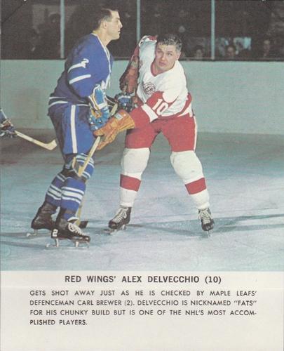 1964-65 Toronto Star Photos #NNO Alex Delvecchio Front