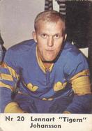 1964 Coralli Hockeystjarnor (Swedish) #20 Lennart Johansson Front