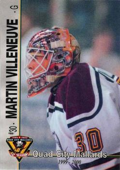 1999-00 Roox Quad City Mallards (UHL) #18 Martin Villeneuve Front