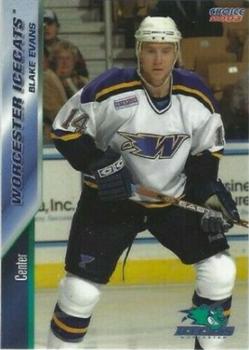 2002-03 Choice Worcester IceCats (AHL) #9 Blake Evans Front