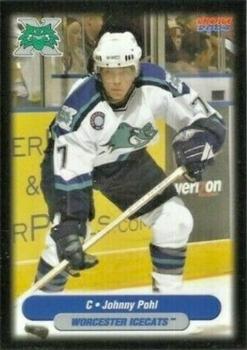 2003-04 Choice Worcester IceCats (AHL) #8 Johnny Pohl Front
