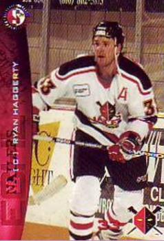 1996-97 SplitSecond Wheeling Nailers (ECHL) #NNO Ryan Haggerty Front