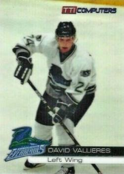 2000-01 Roox Florida Everblades (ECHL) #18 David Vallieres Front