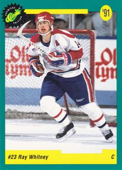 1991 Classic Draft Picks #20 Ray Whitney Front