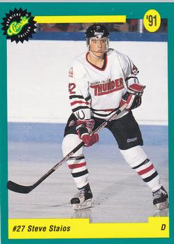 1991 Classic Draft Picks #24 Steve Staios Front