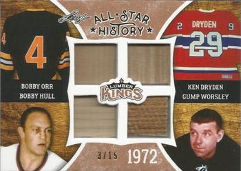 2016 Leaf Lumber Kings - All-Star History #AS-11 Bobby Orr / Ken Dryden / Bobby Hull / Gump Worsley Front