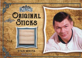 2016 Leaf Lumber Kings - Original Sticks Platinum #OS-19 Stan Mikita Front