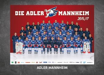 2016-17 German DEL Playercards Basic #DEL-552 Adler Mannheim Front