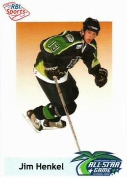 2002-03 RBI Sports ECHL #22 Jim Henkel Front