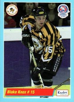 2000-01 British Ice Hockey Superleague BISL #NNO Blake Knox Front