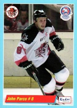 2000-01 British Ice Hockey Superleague BISL #NNO John Parco Front