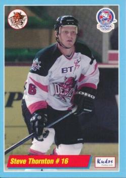 2000-01 British Ice Hockey Superleague BISL #NNO Steve Thornton Front
