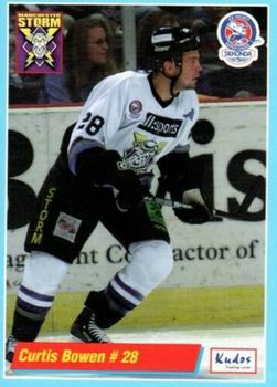 2000-01 British Ice Hockey Superleague BISL #NNO Curtis Bowen Front