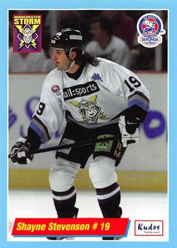2000-01 British Ice Hockey Superleague BISL #NNO Shayne Stevenson Front