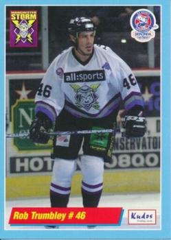 2000-01 British Ice Hockey Superleague BISL #NNO Rob Trumbley Front