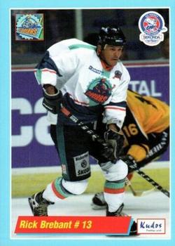 2000-01 British Ice Hockey Superleague BISL #NNO Rick Brebant Front