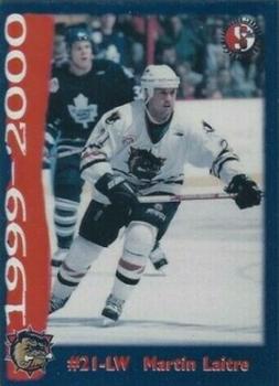 1999-00 SplitSecond Hamilton Bulldogs (AHL) #NNO Martin Laitre Front