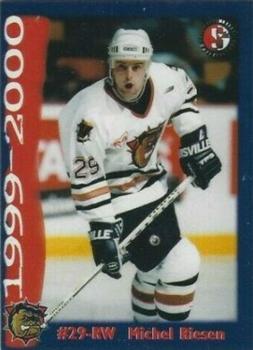 1999-00 SplitSecond Hamilton Bulldogs (AHL) #NNO Michel Riesen Front