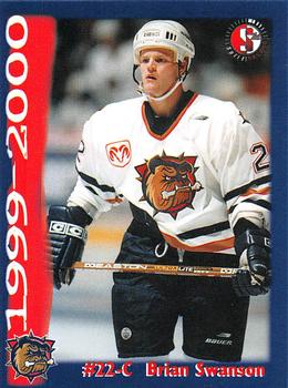 1999-00 SplitSecond Hamilton Bulldogs (AHL) #NNO Brian Swanson Front