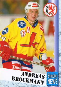 1999-00 Eishockey News 2.Bundesliga Germany #092 Andreas Brockmann Front