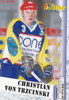 1999-00 Eishockey News 2.Bundesliga Germany #251 Christian von Trzcinski Front