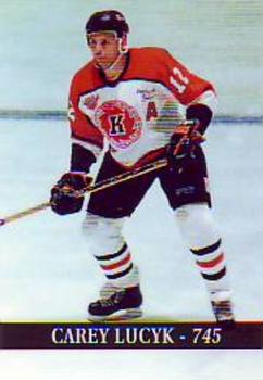 1999-00 Fort Wayne Komets (UHL) All-Time Penalty Leaders #13 Carey Lucyk Front