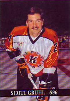 1999-00 Fort Wayne Komets (UHL) All-Time Penalty Leaders #15 Scott Gruhl Front