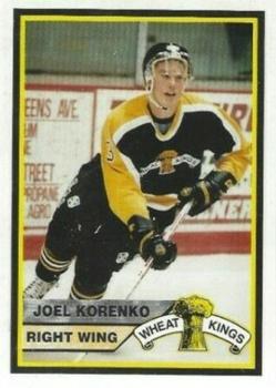 1994-95 Brandon Wheat Kings (WHL) Police #13 Joel Korenko Front