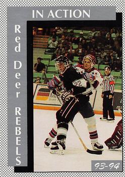1993-94 Red Deer Rebels (WHL) #NNO Peter Leboutillier Front