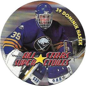 1994-95 Kraft - All Stars Discs #NNO Dominik Hasek Front