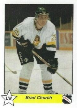 1994-95 Prince Albert Raiders (WHL) #22 Brad Church Front
