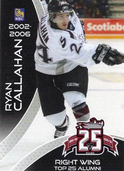 2015-16 Guelph Storm (OHL) Top 25 Alumni #A-08 Ryan Callahan Front