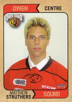 2015-16 Choice Owen Sound Attack (OHL) #8 Matthew Struthers Front