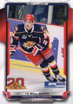 2015-16 Extreme Moncton Wildcats (QMJHL) #16 Willy Smith Front