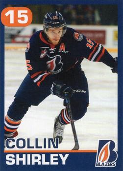 2015-16 Kamloops Blazers (WHL) #19 Collin Shirley Front
